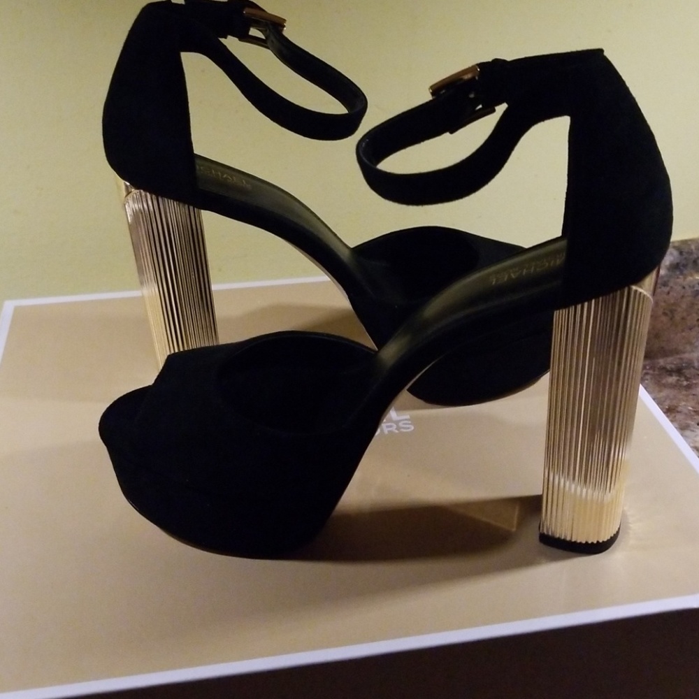 Michael MK platform heels